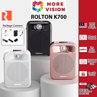 Rolton K700 Portable Loud Speaker Voice Amplifier Recorder Megaphone Mic Microphone Bluetooth for Te