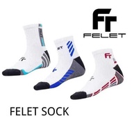 FELET Comfy Sport Socks Badminton Socks UNISEX 100% Original