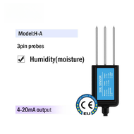 วัดความชื้นในดินอุณหภูมิความชื้น EC PH NPK 4-20mA 0-5V RS485 Modbus Soil Sensor