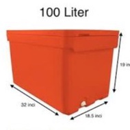 35L/50L/60L/75L/100L/130L/200L Cooler box/Ice box/Ice bucket/Tong ais/Plastic Ice Tong(READY STOCK)