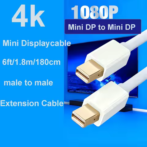 1.8m Mini Displayport Mini DP to Mini DP Cable adaptor For thunderbolt Macbook Mac Lenovo Dell