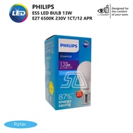 PUTIH Philips ESS LED BULB 13W E27 230V White 6500K