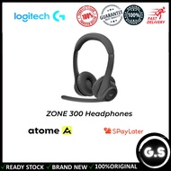 Logitech Zone 300 Bluetooth Wireless Stereo Headphones Headset with built-in microphone