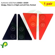LEGO Parts 65426+65429 Wedge Plate 4x2 Right and Left Pair Pointed