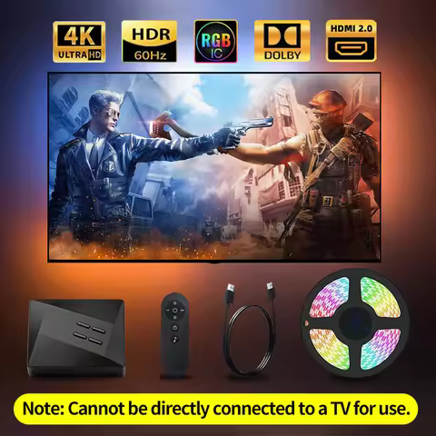 Immersive HDMI Sync TV LED Backlight Tuya Chip 4K HDMI-Compatible 2.0 Device Screen Color Sync Strip