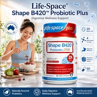 LIFE-SPACE Shape B420 Plus 50 Capsules | B420 Probiotic Supplement for Daily Wellness
