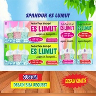 Banner Spanduk Minuman Es Lumut Viral  Bisa Request Desain