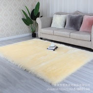 Carpet Living Room Blanket Rectangular Carpet Bedroom Wholesale Long Plush Imitation Wool Direct Sal