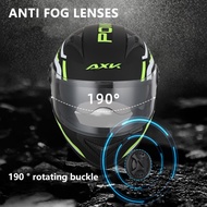 AKA/AXK 557 Full Face Helmet Dual Visor UV Protection - Safe Stylish All-Round Riding Helmet