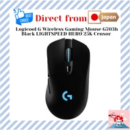 Logicool G Wireless Gaming Mouse G703h Black LIGHTSPEED HERO 25K Censor LIGHTSYNC RGB POWERPLAY [Dir