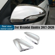 【In stock】For Hyundai Elantra Avante AD 2016-2020 I30 Accent Solaris Rearview Side Mirror Cover Sticer Wing Cap Exterior Door Case Trim ID1L