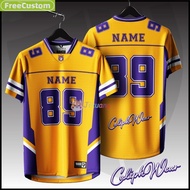 NFL OVERSIZED JERSEY LYCRA CUSTOM NAME