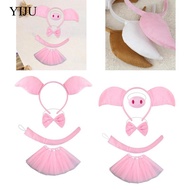 [YIJU] Animal Costume Set Props Hairband Cute Modern Tie for Stage Shows Boys Girls