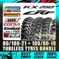 TAYAR DURO FKR IRC SWALLOW VIVA MOTO-CROSS TYRE 80/100-21 + 100/100-18 FOR KAWASAKI KLX 150BF KLX 45