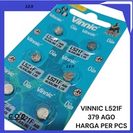 Batre baterai jam tangan original vinnic L521F AG0 379 PERPCS ASLI JAM