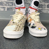 VANS MEADOW PATCHWORK ERA 復古 平底鞋 滑板鞋 休閒鞋 帆布鞋 腰果花 花布 拼接 貼布 男版 米白花色 US9 27號 VN0A5EFN420 SNK-M TP0_2404 TP0_24 #24春古著