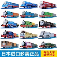 TOMY Thomas & Rakan TS Dikemas Thomas Gordon Sodor Spencer Trek Mainan Kereta Api Elektrik