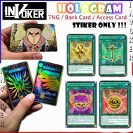 ( YUKIOH 2 ) HOLOGRAM Sticker - ATM Card Sticker - ACCESS Card Sticker - Touch n Go Card Sticker / T