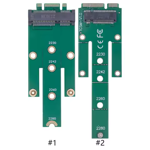 MSATA To NGFF Adapter M.2 NGFF Convert Card MSATA SSD Male Converter NGFF To MSATA Male Riser for 22