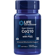 Life Extension Super Ubiquinol CoQ10 with PQQ, coenzyme Q10, pyrroloquinoline Quinone, Heart Health 