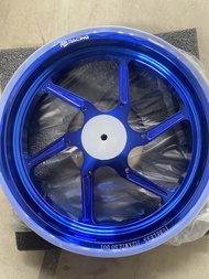 ล้อ MAX GIORNO125 CNC หน้า 12X2.50 หลัง 12X2.50 สีน้ำเงิน