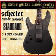 Schecter (Preorder) C-1 Standard Black Fade Burst Burl Left Handed Electric Guitar