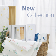 Baby & Co. Nursing Cloth ผ้าอ้อมมัสลินคอตตอนขนาด 30"x30" บรรจุ 3 ชิ้น