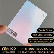 2024 Touch N Go Card NFC Expiry 2030 Enhanced NFC TNG Card Malaysia Silver Logo Version. Ready To Use