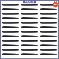 100pcs Plastic Shafts Darts Accessories Stems Plastic Pole Rod with Standard 2BA Screw Thread (Black