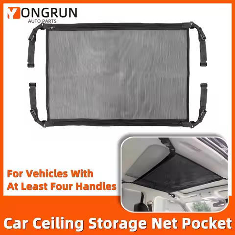 YONGRUN Automobile Roof Multi Functional Suspension Storage Bag Roof Bag Storage Sorting Car Roof Ca