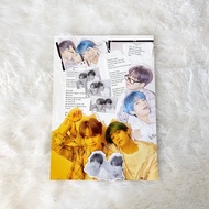 Mini poster / Binder cover deco BTS unit Taegi
