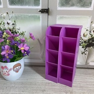 Unique Cute 4-Separated Pen Organizer Rack Size 21 x 9 x 5 CM School and Office Stationery Pen Organ