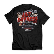 DNRS J&T Express Courier Trabas T-shirt - Distro Clothes Words of Courier JNT Expedition Package - C