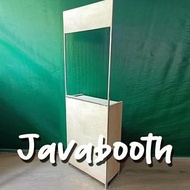 booth portable / gerobak lipat / meja lipat / gerobak usaha - 60x40 polos
