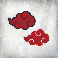 AKATSUKI ANIME NARUTO LOGO HOLOGRAM STICKER HP & LAPTOP CASE STICKER