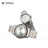 Titan Legan Pair Bandhan Silver White Dial Stainless Steel  Watches 17742565KM01