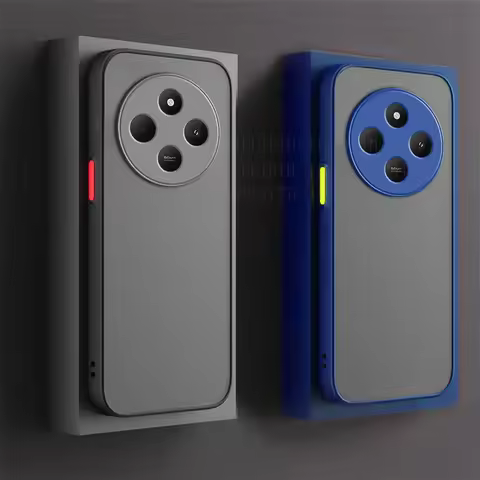 For Redmi 14C 4G Case Shockproof Armor Matte 14R 5G For Xiaomi little Poco C75 bumper silicone phone