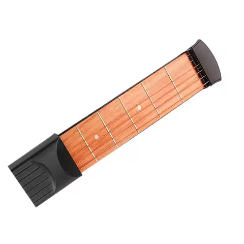 1 Set of Right-hand 4-fret 6-string Pocket Guitar, Practice Tool for Beginners and Children Musical 