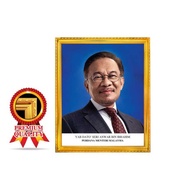 Bingkai Potret Perdana Menteri Malaysia (M) – YAB Dato’ Seri Anwar Bin Ibrahim