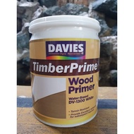 TimberPrime DV-1300 White 1L Davies Wood Primer Waterbased Paint Sealer Aqua Megacryl Timber Prime