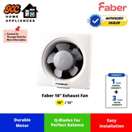 Faber 10"/12" Ventilating Fan | Super Silent | 5 Blade | 1 Speed | FV ASPIRA W10/FV ASPIRA W12 | 1 Y