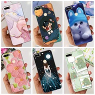 For Huawei Nova 2 Lite Case LDN-L21 LDN-TL10 Soft Cover Cute Cartoon Clear Casing For Huawei Y7 Prime 2018 Honor 7C Shell