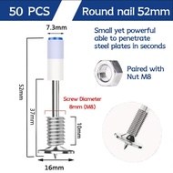 Round Nail Gun Rivet Gun Bullet Nail Gun Concrete Fire Nail Gun Ceiling Round Nail 25mm Artifact Nai