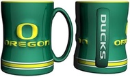 Oregon Ducks 15 Ounce Sculpted Coffee Mug
