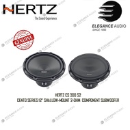 Hertz CS 300 S2 12" Component Subwoofer Cento Series shallow-mount 2-ohm