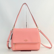tas wanita ks leila medium flap shoulder peachy rose vj