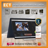 HP ENVY x360 14-FC0185 / 0186TU 2-in-1 Laptop (CU7-155U 4.80GHz,16GB D5,512GB SSD,Intel,14'' WUXGA T
