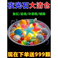 Glow-in-the-dark gem toy, luminous stone, ocean animal luminous stone, super bright colorful stone, 