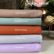 [0.5 METER] KAIN PASANG OSAKA COTTON PLAIN BIDANG 60 KAIN ELA CREPE SILK LINEN OPEN METER SERAGAM FA