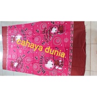 Kain bali pantai hello kitty selimut anak 120x180cm bahan tebal(X5S3) Nyaman Dipakai Minimalis Tebal